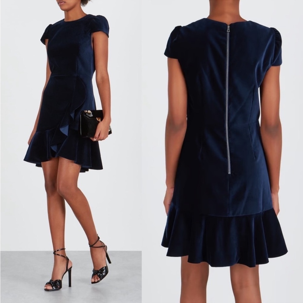 Alice + Olivia Navy Blue Dress